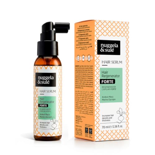 Nuggela & Sulé Sérum Regenerador Forte. Aumenta la densidad y volumen 70 ml | Tratamiento forte regenerador que reactiva el folículo. Favorece el crecimiento y la densidad capilar. Para hombres y mujeres