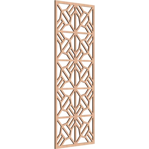 Image of Auburn Decorative Pierced Fretwork Wood Wall Panels, 17 3 /8 inchW x 44 3 /8 inchH x 1 /4 inchT, Alder
