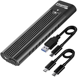 Plugable USB C to M.2 NVMe Tool-free Enclosure USB C and Thunderbolt 3