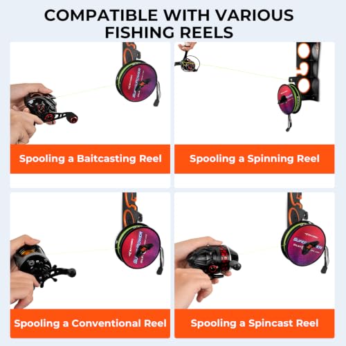 Image of KastKing Horizontal Fishing Rod Holder, Upgraded w /Spooler, 2 Pack