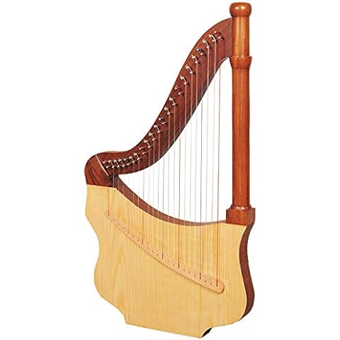 Lute Harp, 22 Strings Rosewood Cover