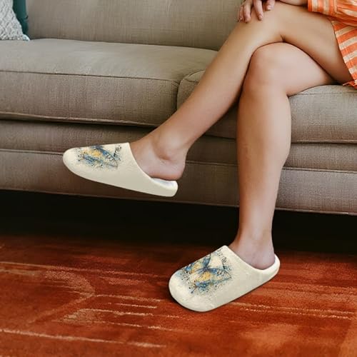 ZDCUSTOM Womens Slippers Cute Animal Soft Lightweight Home Indoor Bedroom Slippers with Non Slip Sole Winter Shoes2