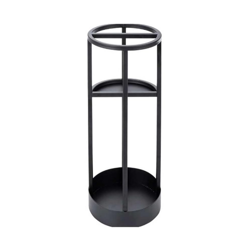 Porte-parapluie en fer moderne au design minimaliste avec structure géométrique stable