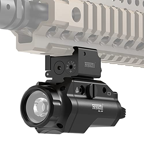 Feyachi PL-19 Laser Sight Upgrade Airsoft Gun Lasers Low-Profile Compact Red Laser Sight with Picatinny/Weaver Rail for Pistol Handgun Rifle Shotgun - Thumbnail 7