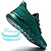 QIJGS Running Shoes for Men Tennis Athletic Gym Sneakers Mesh Lightweight Sports Fashion Workout Casual Shoes-Green-8