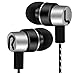 Produktbild Dorical In Ear Kopfhörer, Ear Ohrhörer 2019 Metallisches Stereo Headset Earphones mit Ohrstöpseln und Mikrofon für iPhone, Android Smartphones und MP3 Players usw Sale(Silber,One size)