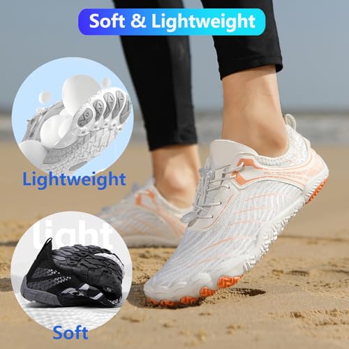 Image of Hike Barefoot Shoes Women Men Pro Water Footwear Wide Toe Box Non-Slip Unisex Athletic Outdoor Running Shoes