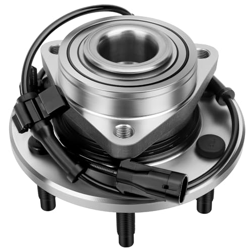 DRIVESTAR 515036 4WD/AWD Front Wheel Hubs and Bearing Assembly 4x4 AWD for Chevrolet 2002 03 04 05 06 Silverado/Suburban/Avalanche 1500 Tahoe GMC Sierra Savana Cadillac Escalade 6 Lugs w/ABS by DRIVESTAR - Used condition - US$39.84