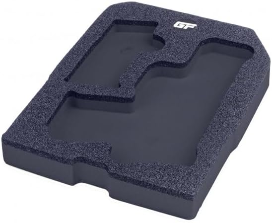 GunFoam Insert to fit Springfield XD-S Subcompact, Polyethylene Foam for Gun Case, Custom Made Insert Replacement for Lifepod 1.0 Hard Case, Pistol Safe Storage.