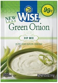 Green Onion Dry Dip 0.5 Ounces 12 packets
