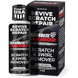 SHINE ARMOR Car Scratch Remover Repair Protection & Swirl Remover Polish 4oz