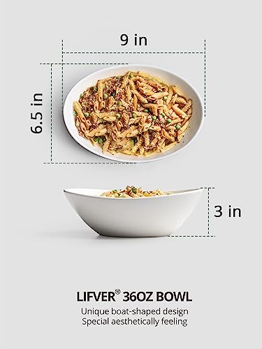 LIFVER-9-Serving-Bowls-for-Wedding-Decor-36-OZ-Porcelain-Serving-Dishes-for-Entertaining-Large-Bowls-Set-for-Soup-Salad-Side-Dishes-Pasta-Good-Size-for-Dinner-Party-Set-of-4-White