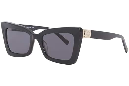 Amazon.com: Sunglasses MCM 703 S 001 Black : Clothing, Shoes