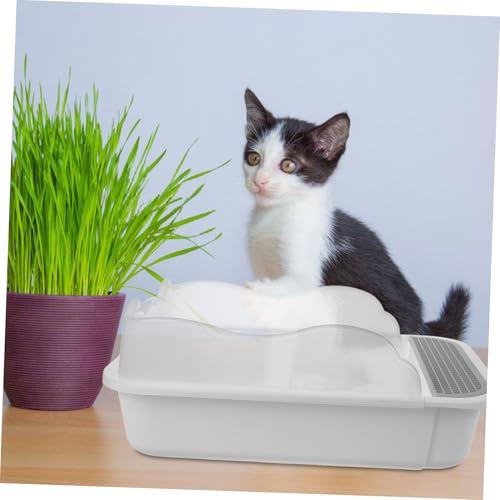 Bac à litière ouvert pour chaton et petit chat à entrée basse - 4