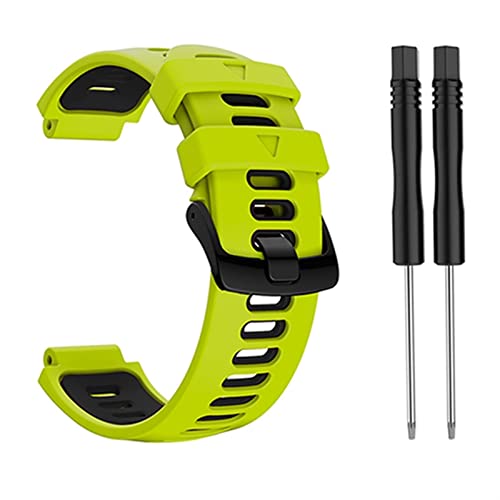 Bracelet de montre en silicone de qualité supérieure pour Garmin Forerunner 630 et 235