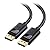 Cable Matters 4K DisplayPort to DisplayPort Cable - 6ft, Supports up to 4K@60Hz, 2K@144Hz, Male to Male Computer Monitor Cable, DP Cord, Black