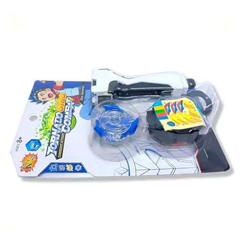 Kit Pião Metal Montar Lançador Brinquedo Infantil Criança