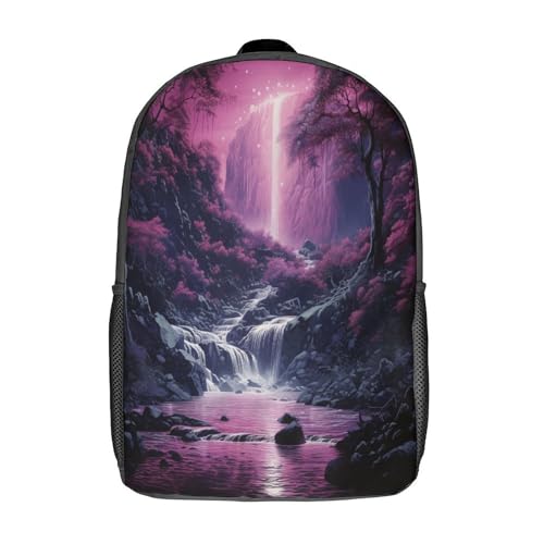 Sac à dos d'école Forest Cascade pour garçon du primaire au collège de 17 pouces