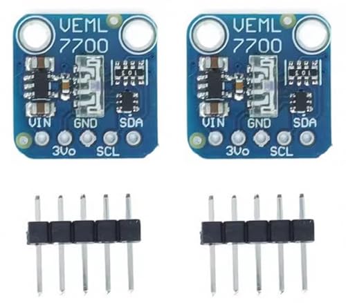 PAMEENCOS 2 pcs VEML7700 Ambient Light Sensor Module 16-bit I2C Interface Bright Light Sensor Module for QWIIC