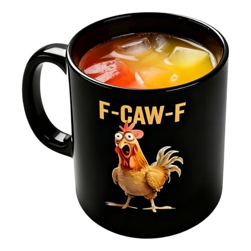 Taza de café de gallo con asa cómoda y cerámica resistente para bebidas 2