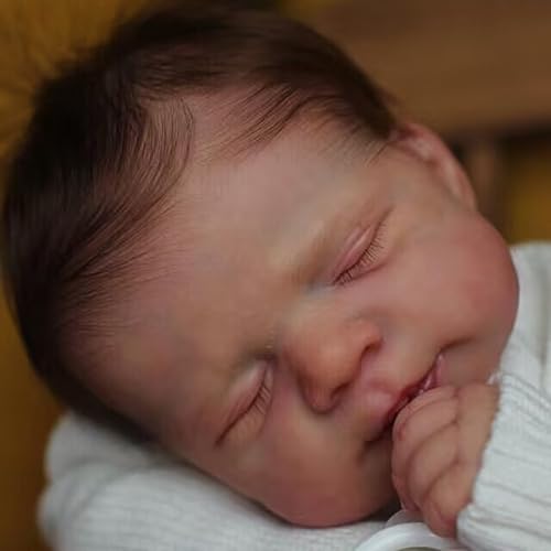 Muñeco Reborn Niño de 19 Pulgadas con Cuerpo de Vinilo miniatura 5