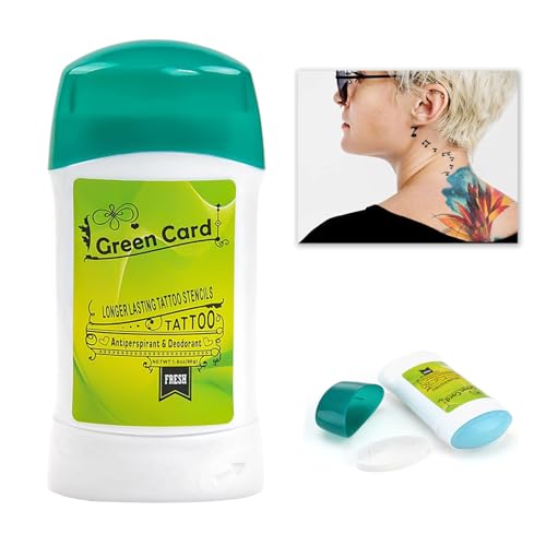 51g Crema Transfer Tatuaje, Stencil Tattoo Transfer Gel Hidratante y Duradero para Transferir Plantillas de Tatuajes para Tatuajes Temporales y Maquillaje Corporal Fácil Aplicación Seguro para la Piel