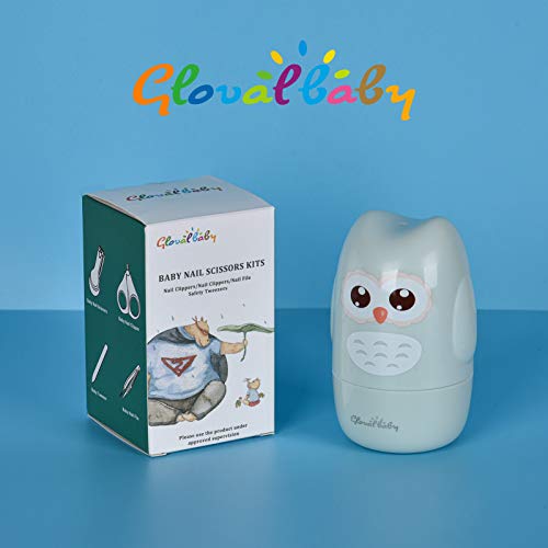 Gloval Baby SO-12 Baby Nail Kit, Baby Manicure Kit And Pedicure Kit With Cute Owl Shape Case. Baby Nail Clipper thumb #6