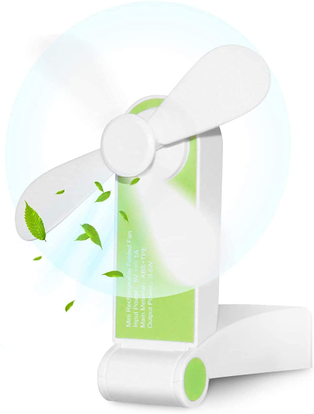 Ventilateur de poche personnel pour calmer la chaleur au bureau et en déplacement nomade