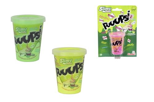 Simba 105955998 - Puuupsi Becher, 3-fach sortiert, es wird nur ein Artikel geliefert, 80g, pink, gelb, grün, ab 3 Jahre