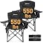 2 Pack Black With Lumber Support