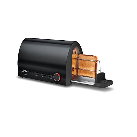 Arzum AR232 950W Negro, Color blanco - Tostador (Negro, Blanco, 950 W)
