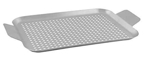Preisvergleich Produktbild Dangrill Edelstahl Grillblech 45 x 26 x 3,5 cm