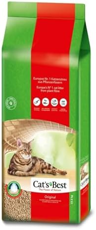 Cat's Best EcoPlus 40L (17.2 kg) Cat Litter for Cats up to 7 Week...