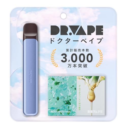 DR.VAPE �h�N�^�[�x�C�v Model3 �X�^�[�^�[�L�b�g [ �{�� �J�[�g���b�W ] �Z�b�g �d�q�^�o�R (�~���g�����\�[�����i�u���[�j)