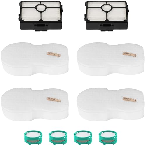 HZ3000�V���[�Y �����p�t�B���^�[�Z�b�g Shark Stratos Stick Vacuum Model HZ3000 HZ3000C HZ3002 HZ3002C�Z�b�g�ƌ݊������� HEPA�t�B���^�[2��&�t�H�[��&�t�F���g�t�B���^�[�L�b�g4��&�L