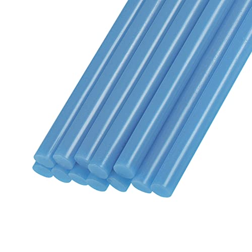 Rebower Colla a Caldo Stick Mini Adesivo Colla a Caldo Colla Pistola Sticks, [per Arte, Artigianato, Fai-da-Te, Card Creazione] - 0,27 x 4/Blu Chiaro/12pz