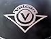 Reflective Vulcan - 3 1/2" x 2" die cut vinyl decal for helmets, windows, cars, trucks, tool boxes, laptops, MacBook - virtually any hard, smooth surface