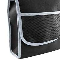 L & P Car Design Kofferraumtasche klein Organizer Autotasche Auto Kofferraum KFZ Tasche Toolbag Aufbewahrungstasche mit Klettverschluss (Schwarz grau) – Ansicht 2