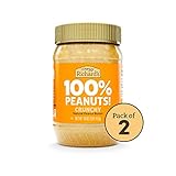 100% All-Natural Crunchy Peanut Butter, No Added Sugar Peanut Butter Bulk Pack of 2 x 16oz – Crazy Richard’s