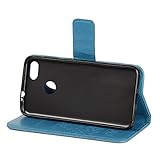 Huawei Honor 9 Lite Case Honor 9 Lite Phone Case Shockproof iVOYI PU Leather Flip Wallet Owl Tree Embossed Cover for Huawei Honor 9 Lite with Kickstand Card Holder & One Touch Pen,Blue - Image 7