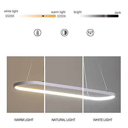 Lampe suspendue LED intensité variable pour plafonnier salon et chambre