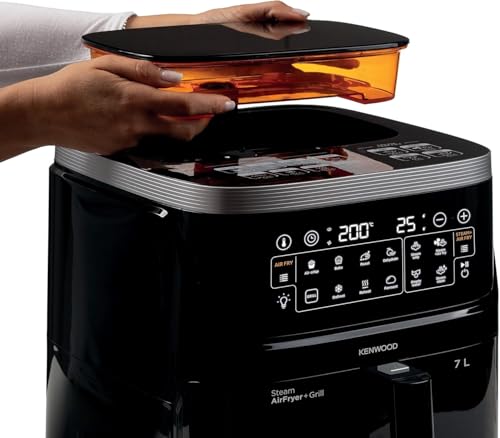 Image of KENWOOD Digital Air Fryer With Rapid Hot Air Circulation For Frying, Grilling, Broiling, Roasting, Baking And Toasting (7L Window)