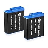 FirstPower Hero 9/10 Rechargeable Battery Compatible with GoPro Hero 9 Black, GoPro Hero 10 Black - 2-Pack, 2000mAh