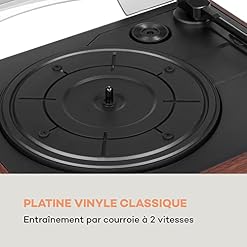 Auna Platine Vinyle Bluetooth, Tourne Disque Vinyle CD & USB avec Haut Parleur, Tourne-disques Audio Vinyle 33 Tours… - Les Beatles, Paul McCartney, John Lennon, RIngo Starr, George Harrison Auna Platine Vinyle Bluetooth, Tourne Disque Vinyle CD & USB avec Haut Parleur, Tourne-disques Audio Vinyle 33 Tours… – Image 3
