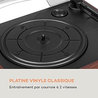 Auna Platine Vinyle Bluetooth, Tourne Disque Vinyle CD & USB avec Haut Parleur, Tourne-disques Audio Vinyle 33 Tours… - Les Beatles, Paul McCartney, John Lennon, RIngo Starr, George Harrison Auna Platine Vinyle Bluetooth, Tourne Disque Vinyle CD & USB avec Haut Parleur, Tourne-disques Audio Vinyle 33 Tours… – Image 3