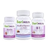 BariMelts Feel Great WLS Bundle - Multivitamin with Iron, Biotin, and Vitamin B1