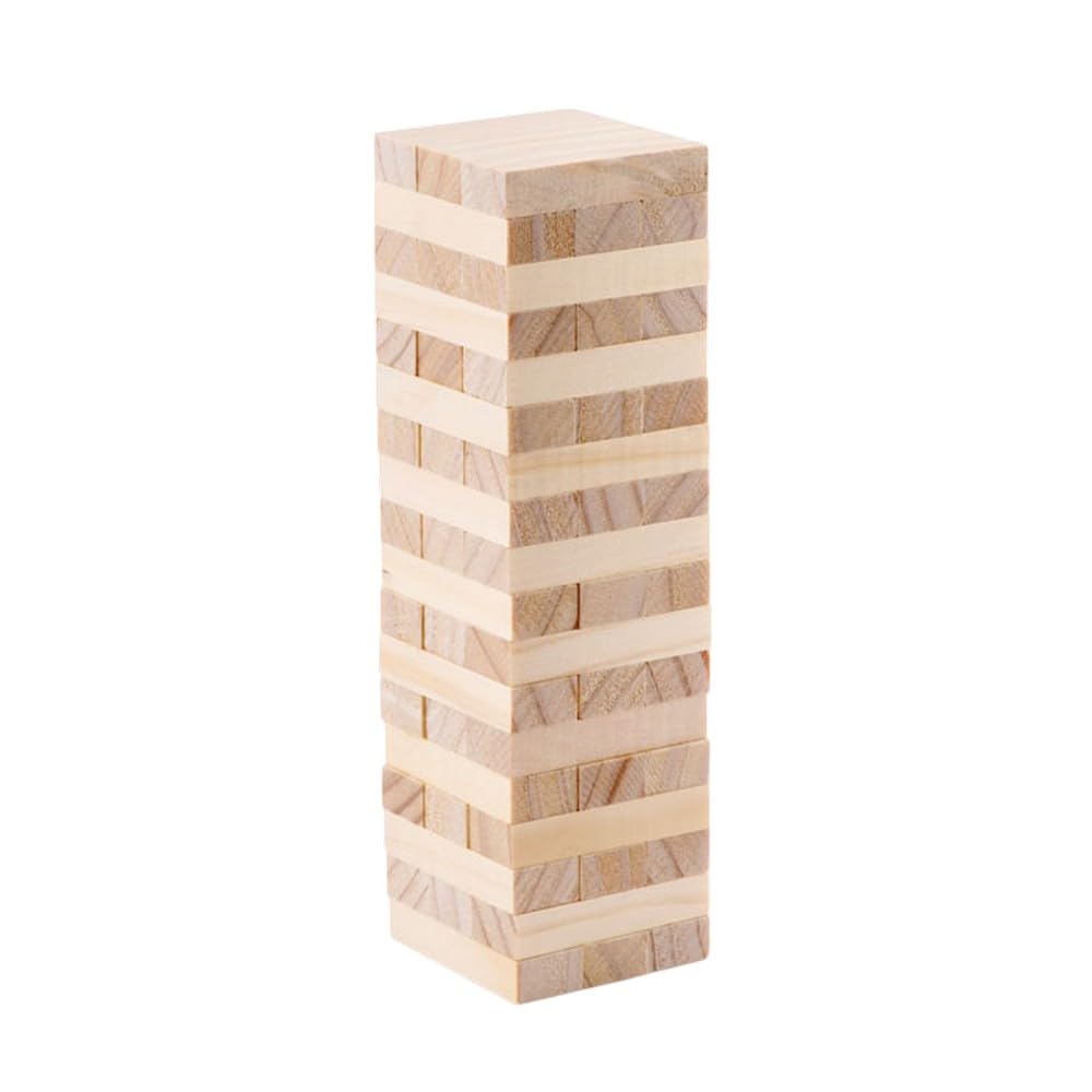 MidOcean Pisa Wooden Topple Tower (One Size) (Wood)