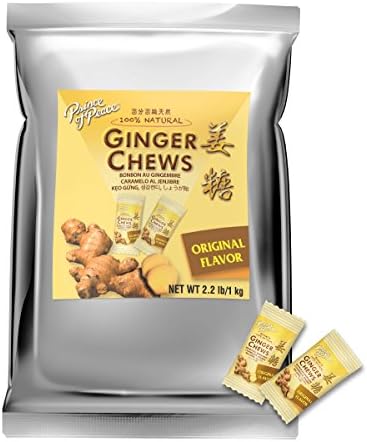 Prince of Peace 100% Natural Ginger Candy (Chews), 2.2lb/1kg