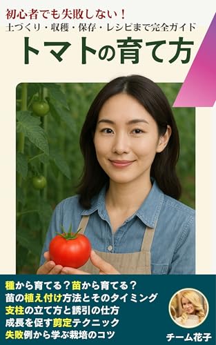 美味しいトマトの育て方: 初心者でも失敗しない！土づくり・収穫・保存・レシピまで完全ガイド