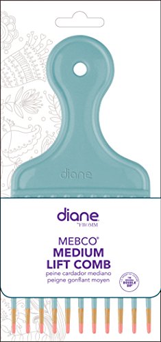 Diane Fromm Mebco Medium 6 Inch Lift Comb Light Blue DBC058